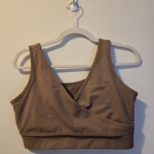 Love & Fit Everyday Luxe 3.0 Nursing & Hands-Free Pumping Bra Size L Caramel